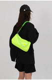 Nylon Chain Crossbody Shoulder Bag Women Casual Candy Messenger Bag
