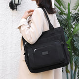 Waterproof Nylon Tote Bag for Women Travel Shoulder Bag Large Capacity