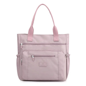 Waterproof Nylon Tote Bag for Women Travel Shoulder Bag Large Capacity