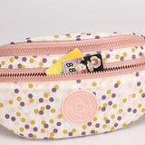 Women's Polka Dot Waist Bag Belt Style Hip Pouch for Phone Coins