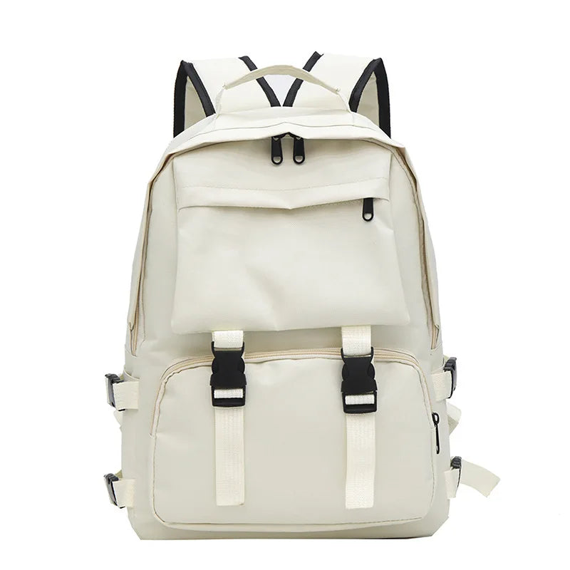 Nylon Women Backpack Female School Girls Travel Backpack