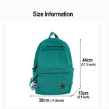 Nylon Women Backpack Solid Student Schoolbag Harajuku Large Capacity