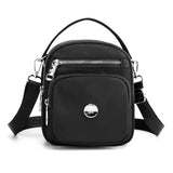 Small Nylon Shoulder Bag Top Handle Crossbody Messenger Purse
