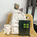 Nylon Women's Anti-Theft Backpack School Bag Teen Girl Shoulder Bag