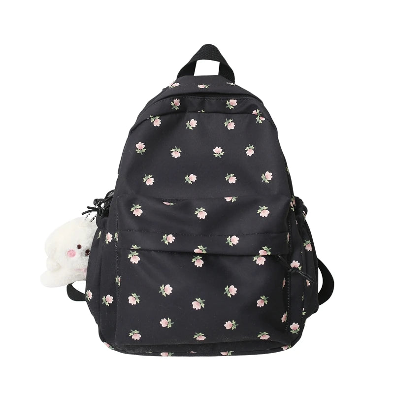 Nylon Women's Backpack Anti-Theft Shoulder Bag Student School Bag