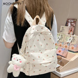 Nylon Women's Anti-Theft Backpack School Bag Teen Girl Shoulder Bag