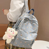 Nylon Women's Anti-Theft Backpack School Bag Teen Girl Shoulder Bag