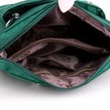 Embroidered Nylon Crossbody Bag for Women
