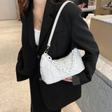 Nylon Padded Quilted Bag for Women Soft Fluffy Crossbody Handbag