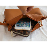 Retro 4-Piece Set Casual Leather Handbag Messenger Bag