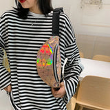 Outdoor Laser Holographic Waist Bag Fanny Pack Travel Wallet Purse