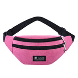 Solid Crossbody Hip Bag Casual Fanny Pack Waist Chest Phone Pouch