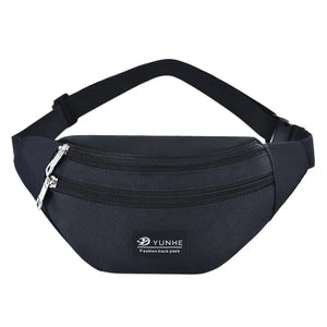 Solid Crossbody Hip Bag Casual Fanny Pack Waist Chest Phone Pouch