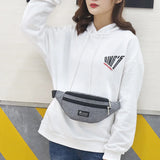 Solid Crossbody Hip Bag Casual Fanny Pack Waist Chest Phone Pouch