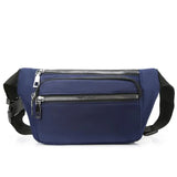 Women's Oxford Cloth Waist Bag Chest Bag Zipper