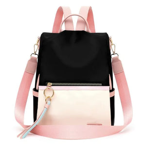 Oxford Cloth Women Backpack Candy School Bag Big Capacity Travel Backpack