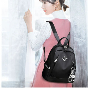 Oxford Women Backpack Large Capacity Shoulder Bag Waterproof