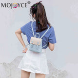 PU Hit Girls School Bags Splicing Flap Women Shoulder Bags