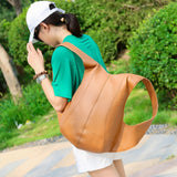 Retro PU Leather Backpack Anti Theft Shoulder Bag