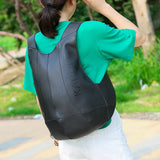 Retro PU Leather Backpack Anti Theft Shoulder Bag