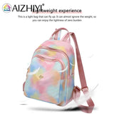 PU Leather Backpacks Large Capacity Women Girls Schoolbag Bookbags
