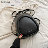 PU Leather Backpack Women Texture Bags Travel Knapsack Large Capacity