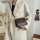 Retro Straddle Bag Crossbody Bag Female Solid Small Flap Clutch