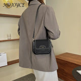 Retro Straddle Bag Crossbody Bag Female Solid Small Flap Clutch