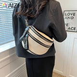 Women's Large Leather Crossbody Bag, Multi-Compartment
