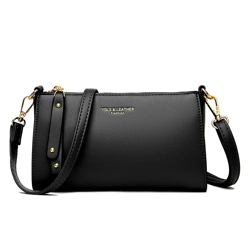 Lady PU Leather Underarm Bag Cross Party Shoulder Messenger Handbag