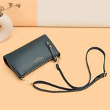 Lady PU Leather Underarm Bag Cross Party Shoulder Messenger Handbag