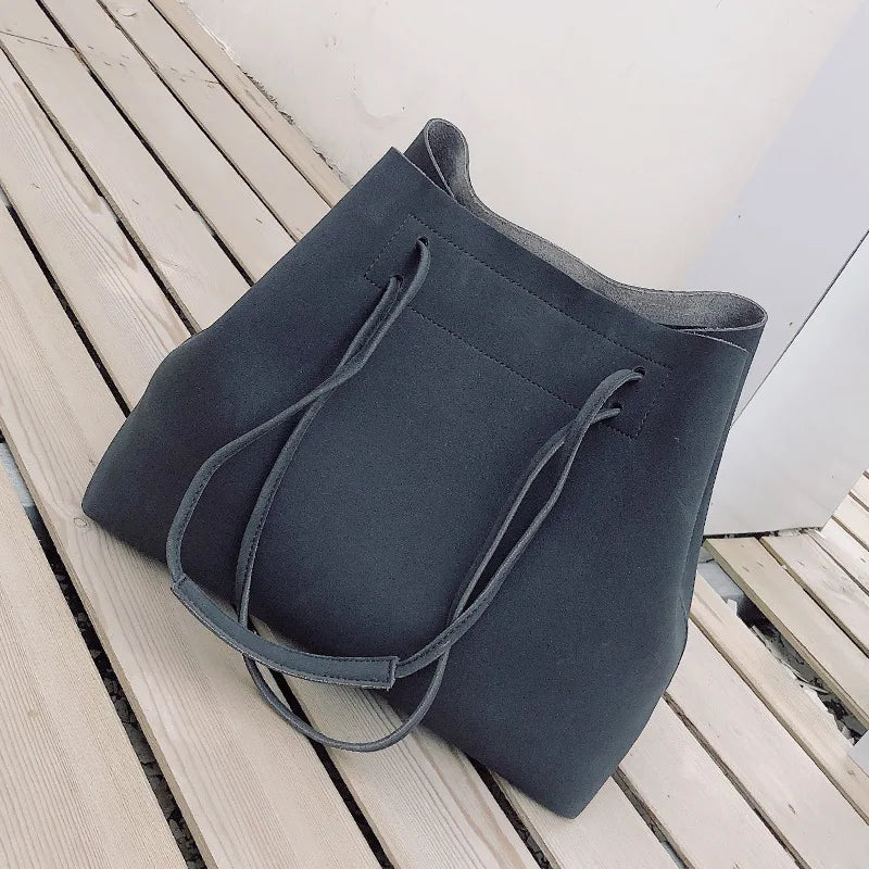Large Women's Shoulder Bag Tote PU Leather Handbag Ladies Composite Bags