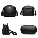 PU Leather Handbags Purses Small Crossbody Messenger Bags for Women