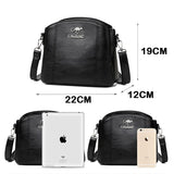 PU Leather Handbags Purses Small Crossbody Messenger Bags for Women