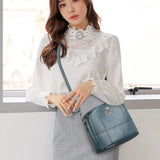 PU Leather Handbags Purses Small Crossbody Messenger Bags for Women