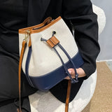 Retro PU Leather Handbag for Women Shopping Office Lady Shoulder Bag
