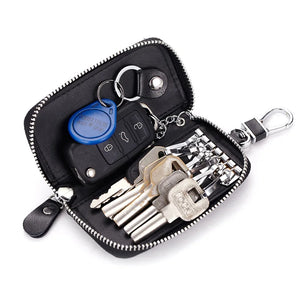 PU Leather Key Holder Car Key Wallets Male Keys Organizer Women Keychain
