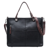 PU Leather Large Ladies Shoulder Bag Crossbody Travel Retro