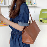 Crocodile Pattern Ladies Tote Handbag Vintage Style Women Shoulder Bag