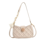 PU Leather Scarves Women Shoulder Bags High Underarm OL Cross Body Flap Bag