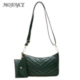 Small PU Leather Shoulder Bag for Women, Crossbody Handbag for Ladies