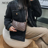Small PU Leather Shoulder Bag for Women, Crossbody Handbag for Ladies
