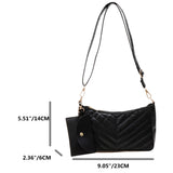 Small PU Leather Shoulder Bag for Women, Crossbody Handbag for Ladies