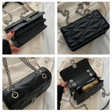 Women's Flap Shoulder Bag Small Purse Clutch Handbag