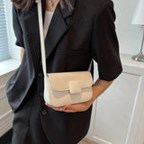 PU Leather Shoulder Crossbody Bag Women Candy Handbags Lipstick Square