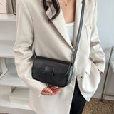 PU Leather Shoulder Crossbody Bag Women Candy Handbags Lipstick Square