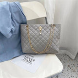 Rhombic Jacquard Chain Handbag Crossbody Bag
