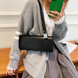 Women's PU Leather Underarm Bag Handbag Purse Tote Shoulder