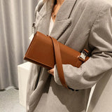 Women's PU Leather Underarm Bag Handbag Purse Tote Shoulder