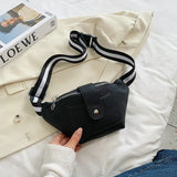 PU Leather Waist Bag Unisex Chest Bag Travel Money Phone Bags Ladies Fanny Pack